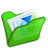 Folder green mypictures Icon